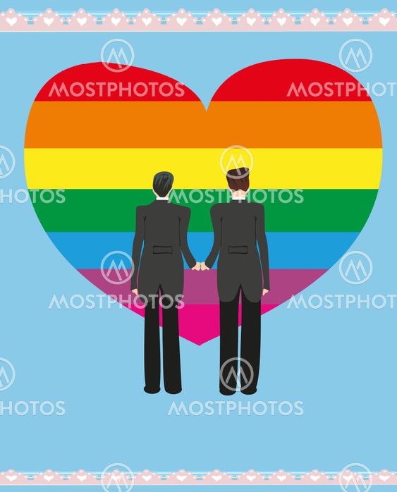 Posters of gay marriage