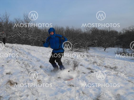 dreng snowboarding