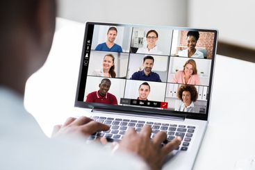 Online Video Conference Work Webinar
