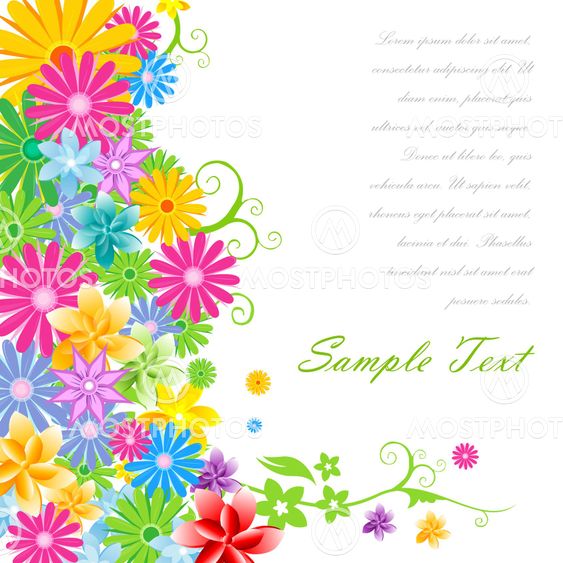 floral vector background