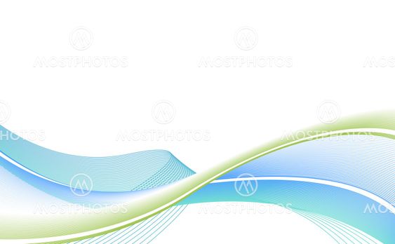 Abstract blue and green lines background paper