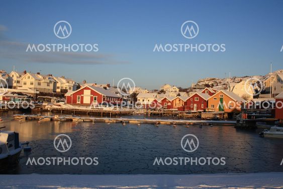 Winter in the fishing village