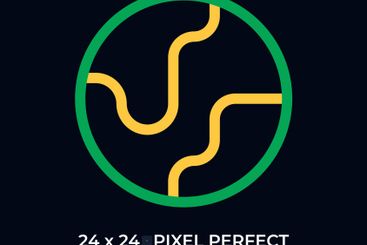 Earth globe dark color line ui icon