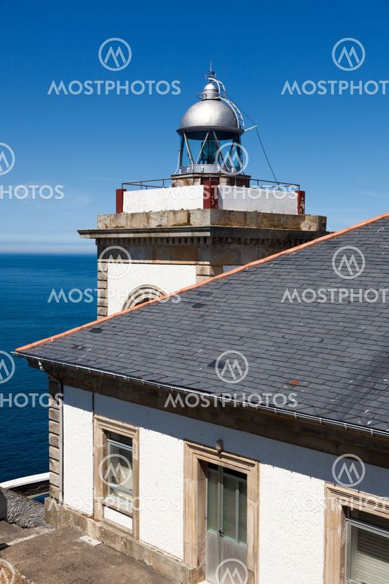 Lighthouse of Luarca, Asturias, Spain
