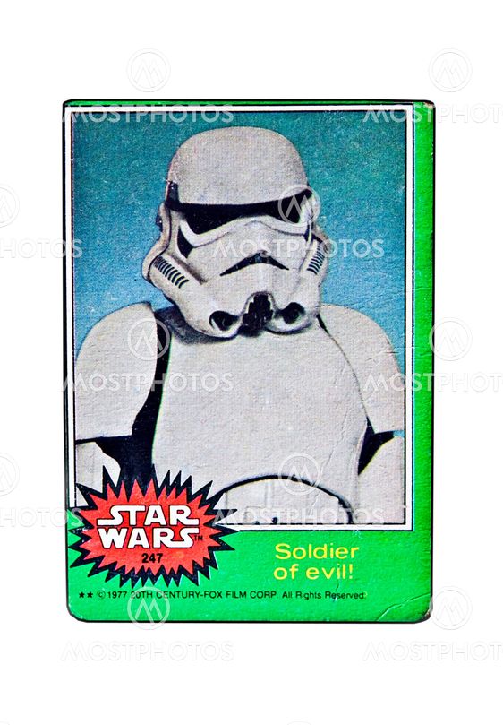 Original Star Wars Card Soldier of Evil
