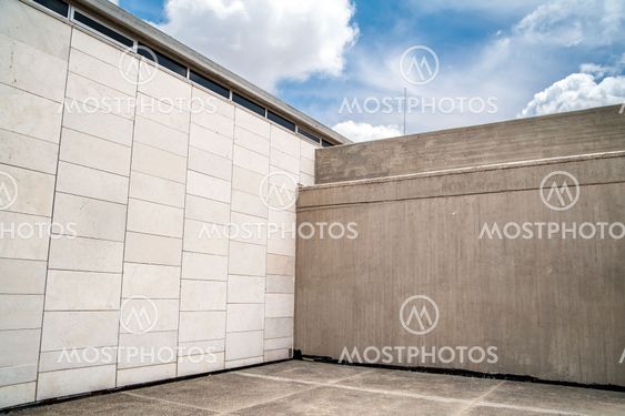 Wall of building