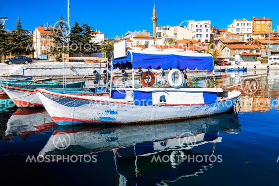Boats and reflection