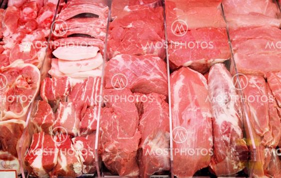 Selection of quality red meat