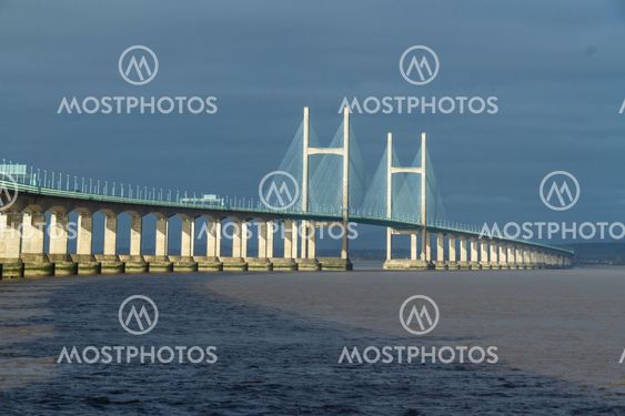 Second Severn Crossing, bridge over Bristol Channel...