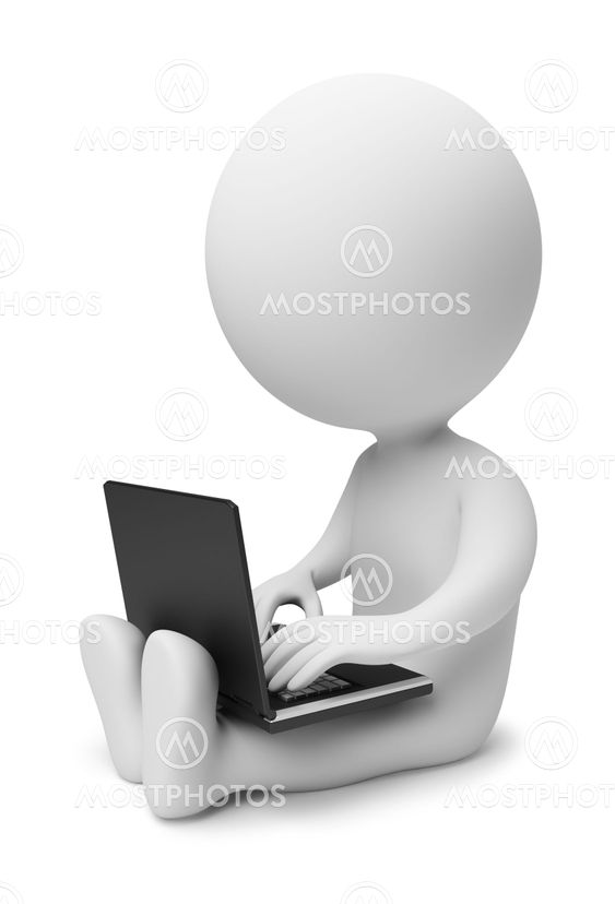 3d small people - notebook