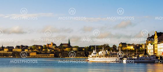 Södermalm in setting sun
