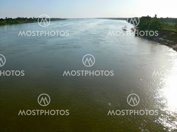 Nile and the coast of the Nile. Landscape nature.