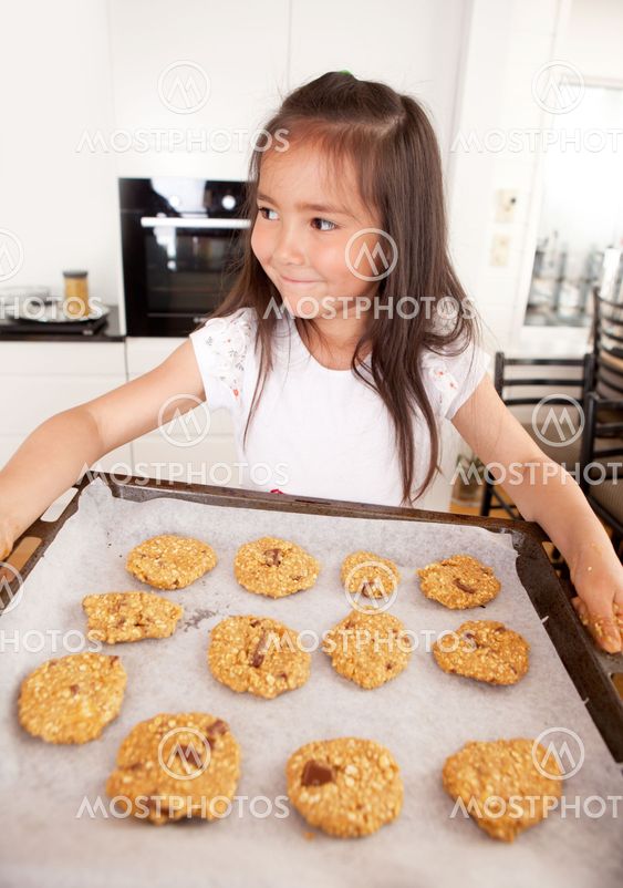 Girl with Cookies
