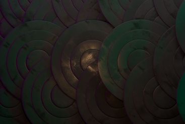 Mysterious and Moody Background with a Circular Pattern,...