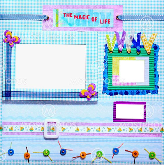 scrapbook cover design