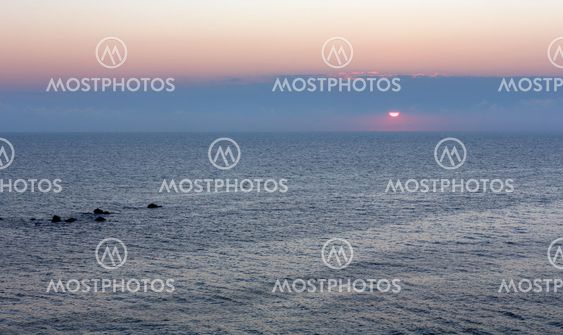 Sunrise Sea Scenery.