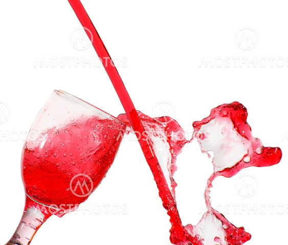 glass of red juice