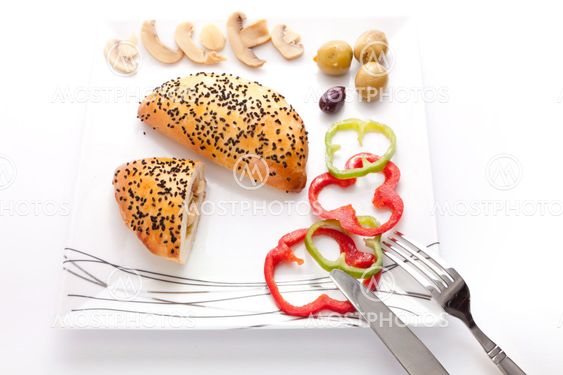 Pate stuffed with Mashroom