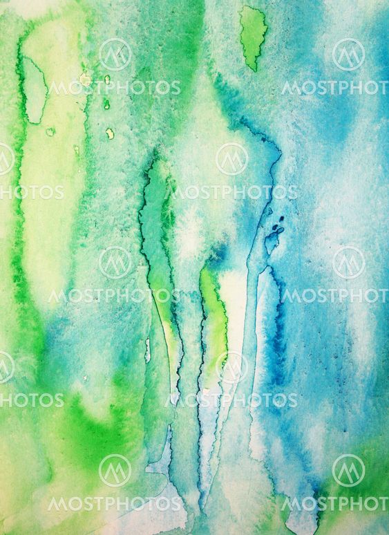 Abstract watercolor background on paper texture
