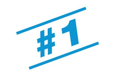 Number 1 Letter Rubber Stamp Vector Template