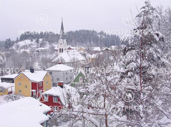 Winter in the village
