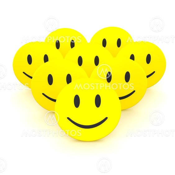 Group of smileys