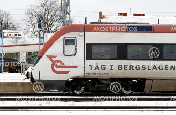 Trains in Bergslagen in the Hallsberg