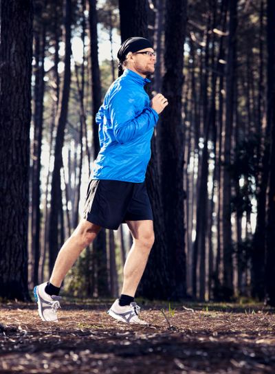 Runing in the forest