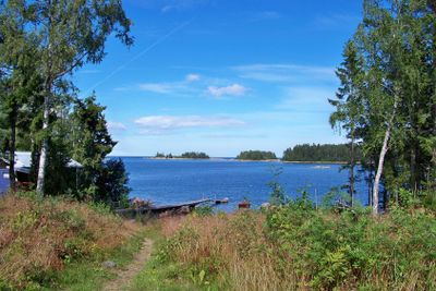 Vy över Hamrångefjärden