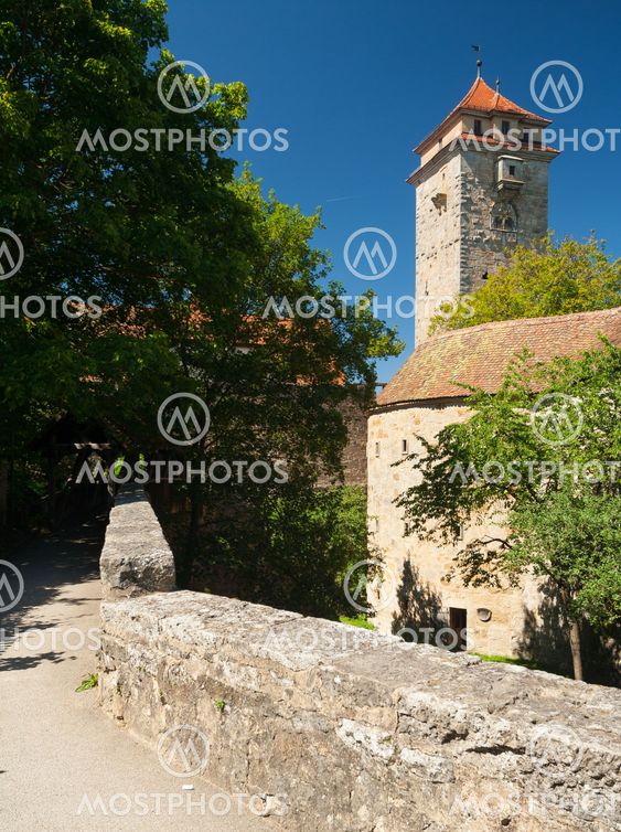 Spitalbastei (bastion) in Rothenburg ob der Tauber