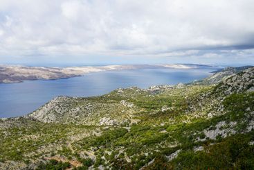 Typical Croatian, Dalmatian Adriatic seaside natural...