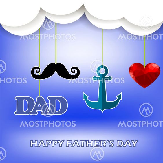 Super Dad Poster. Happy Fathers Day