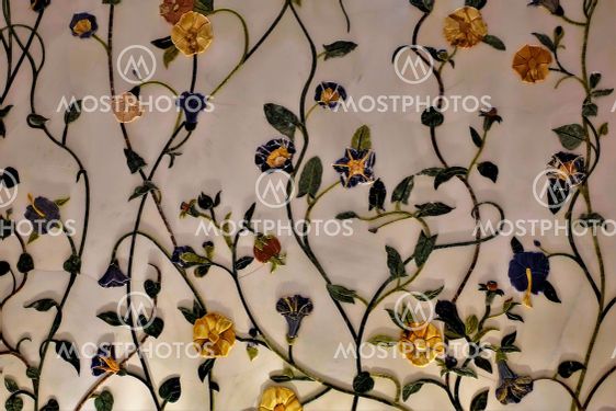 Details of the wall design.
