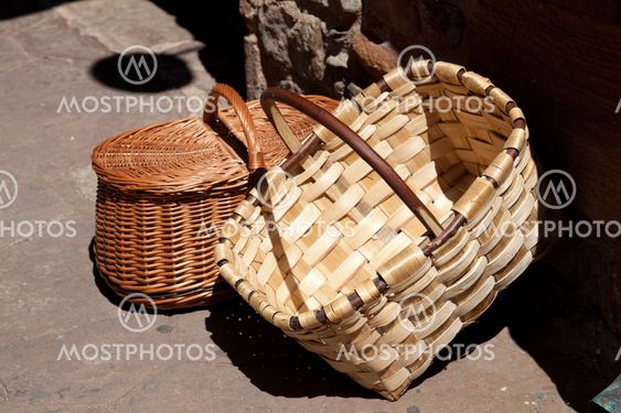 Baskets in Ezcaray, La Rioja, Spain