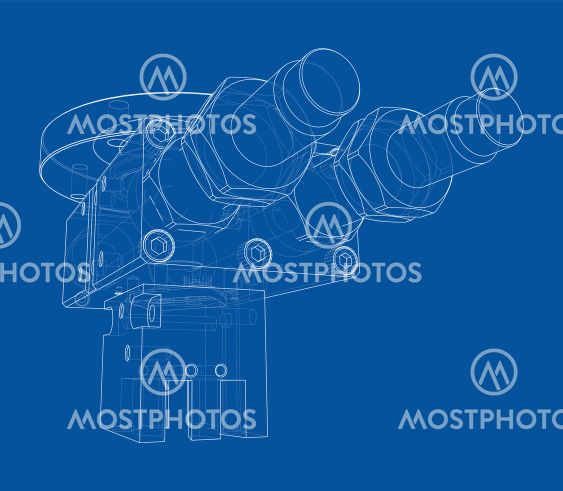 Abstract industry object concept. Vector