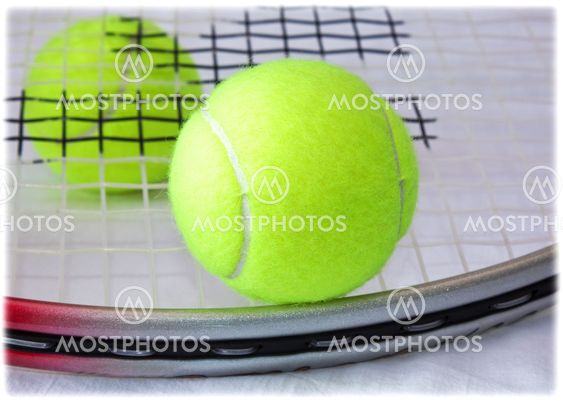 Tennis Racket and Balls