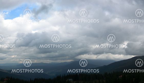 Autumn in mountain meadows