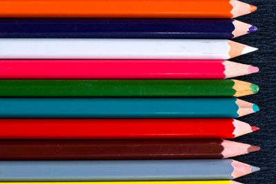 Horizontal colorful stripes of multicoloured wooden...