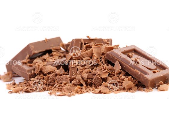 Tasty morsel of milk chocolate.