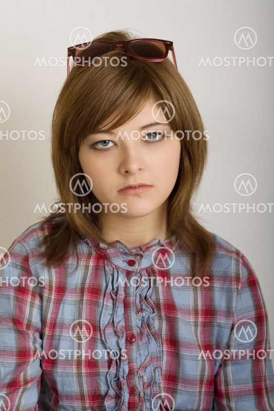 Portrait of girl in casual