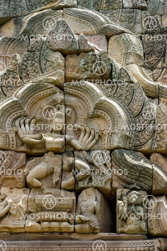 Stone carving at Prasat Phanom Rung Historical Park