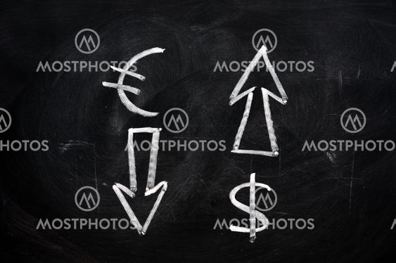 Euro and dollar