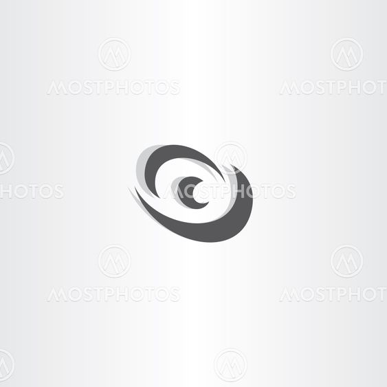 eye vector logotype black icon design