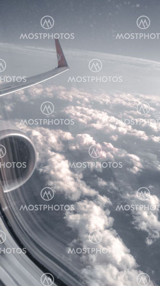 Plane and Clouds