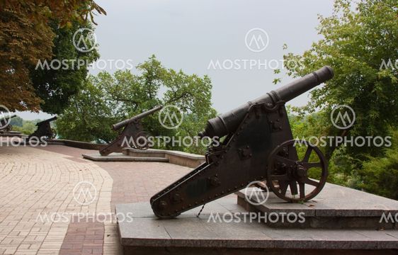 Cannon on the shaft,Chernihiv, Ukraine