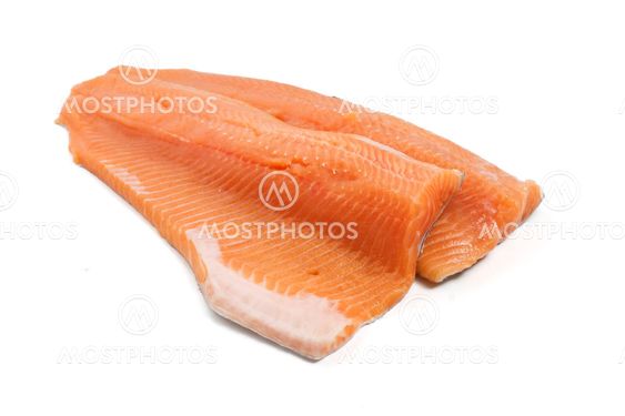 salmon trout fillet