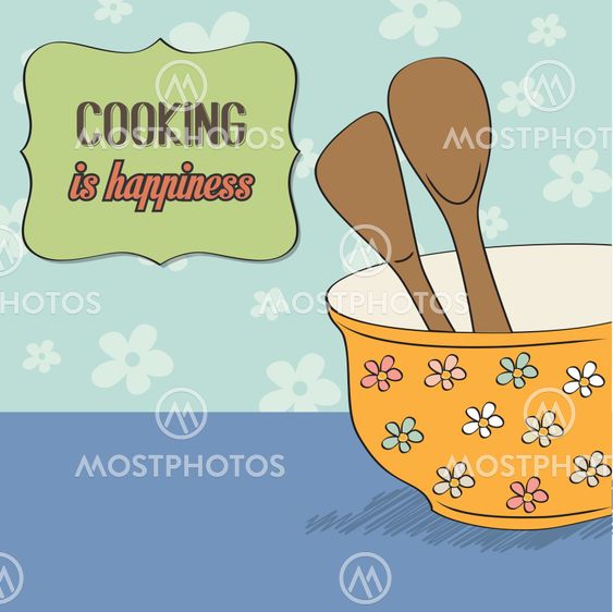 background with kitchen cooking wooden utensils storage pot