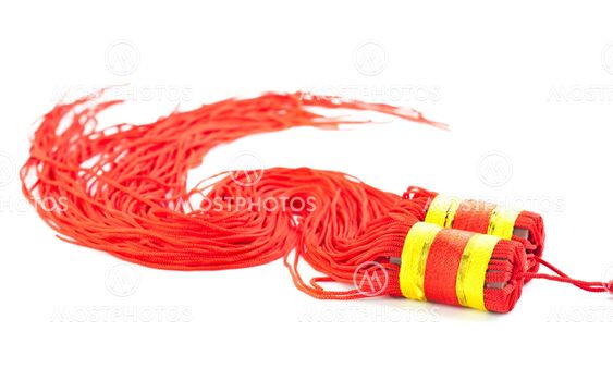 chinese new year ornament on the white background