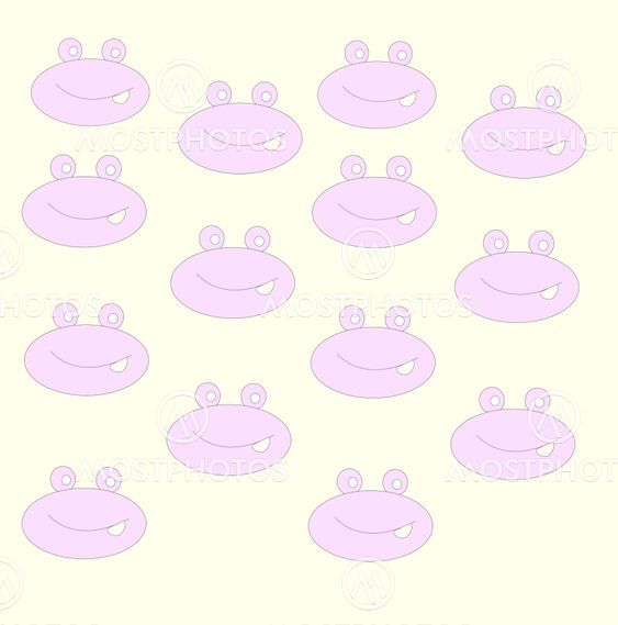 head cheerful frogs. texture