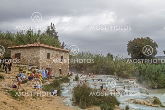 waterfall in Saturnia